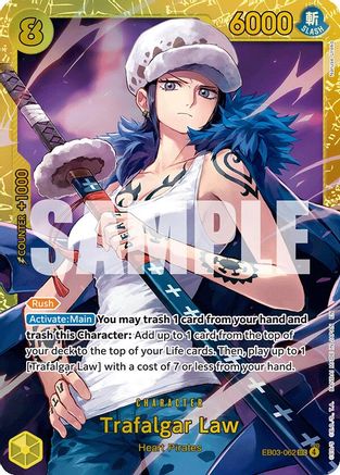 Trafalgar Law (EB03-062) - [Extra Booster: One Piece Heroines Edition] Foil - Trinity Hobby