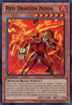 Red Dragon Ninja [ABYR-EN082] Super Rare - Trinity Hobby