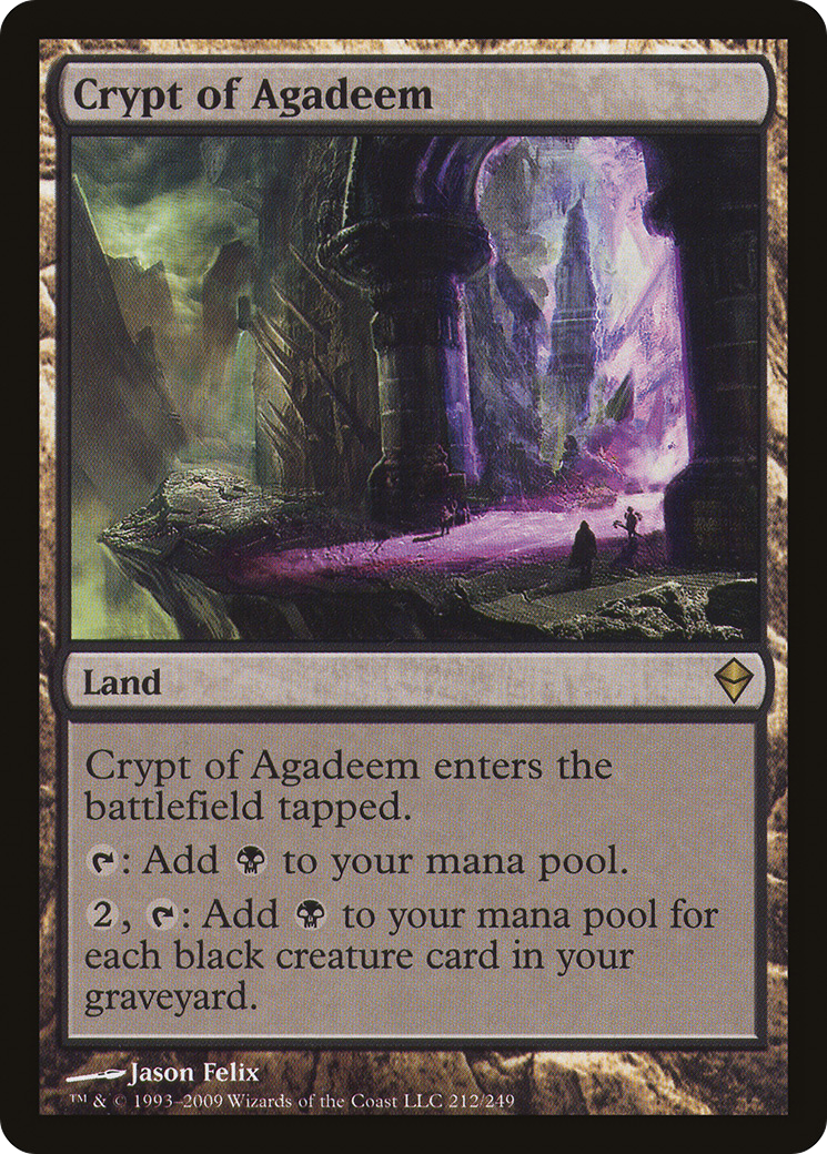 Crypt of Agadeem [Zendikar] - Trinity Hobby
