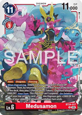 Medusamon (BT24-017) - [Time Stranger] Foil - Trinity Hobby