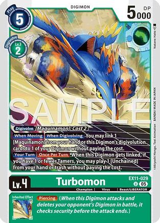 Turbomon (EX11-029) - [Dawn of Liberator] - Trinity Hobby