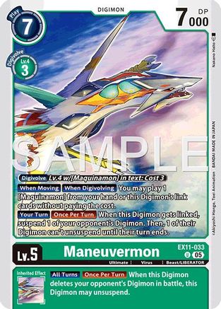 Maneuvermon (EX11-033) - [Dawn of Liberator] - Trinity Hobby