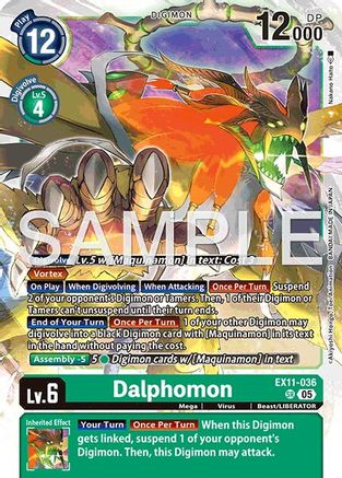 Dalphomon (EX11-036) - [Dawn of Liberator] Foil - Trinity Hobby