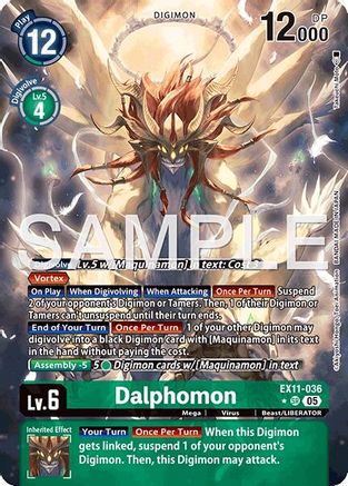Dalphomon (Alternate Art) (EX11-036) - [Dawn of Liberator] Foil - Trinity Hobby