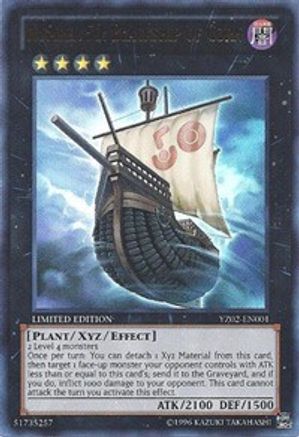 Number 50: Blackship of Corn [YZ02-EN001] Ultra Rare - Trinity Hobby