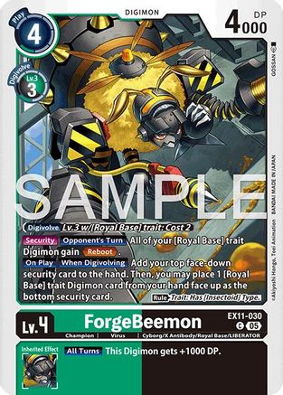 ForgeBeemon (EX11-030) - [Dawn of Liberator] - Trinity Hobby