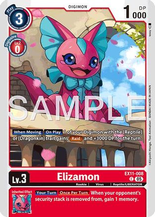 Elizamon (EX11-008) - [Dawn of Liberator] - Trinity Hobby