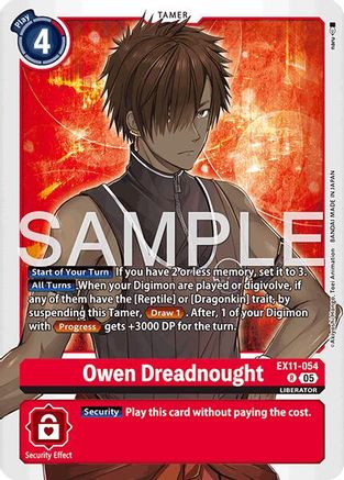 Owen Dreadnought (EX11-054) - [Dawn of Liberator] Foil - Trinity Hobby