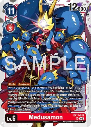 Medusamon (EX11-012) - [Dawn of Liberator] Foil - Trinity Hobby