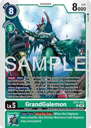 GrandGalemon (EX11-032) - [Dawn of Liberator] - Trinity Hobby
