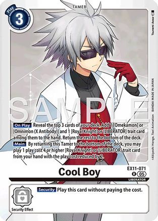 Cool Boy (EX11-071) - [Dawn of Liberator] Foil - Trinity Hobby