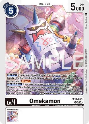Omekamon (EX11-053) - [Dawn of Liberator] Foil