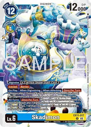 Skadimon (EX11-017) - [Dawn of Liberator] Foil - Trinity Hobby