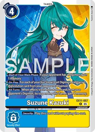 Suzune Kazuki (EX11-057) - [Dawn of Liberator] Foil - Trinity Hobby