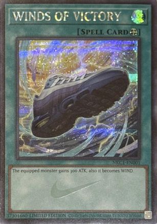 Winds of Victory [NKC1-EN001] - Miscellaneous Promotional Cards Limited - Prismatic Secret Rare - Trinity Hobby