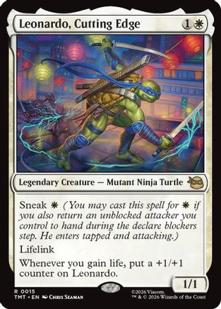 Leonardo, Cutting Edge  (TMT-015) - [Teenage Mutant Ninja Turtles]
