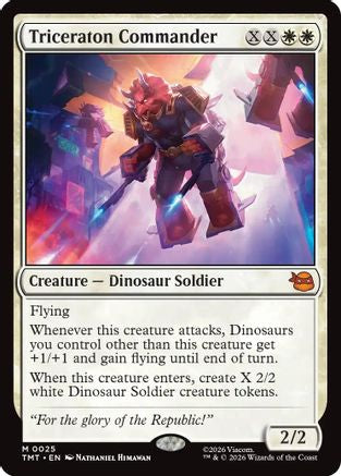 Triceraton Commander  [Foil]  (TMT-025) - [Teenage Mutant Ninja Turtles] - Trinity Hobby