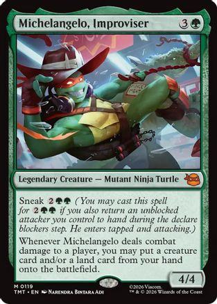 Michelangelo, Improviser  (TMT-119) - [Teenage Mutant Ninja Turtles] - Trinity Hobby