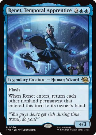Renet, Temporal Apprentice  [Foil]  (TMT-050) - [Teenage Mutant Ninja Turtles] - Trinity Hobby