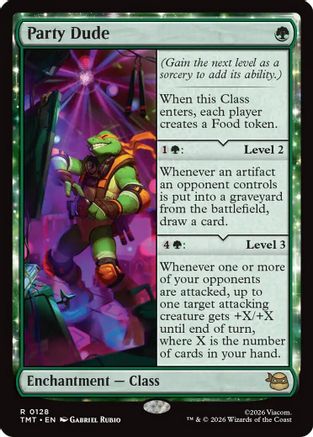Party Dude  [Foil]  (TMT-128) - [Teenage Mutant Ninja Turtles] - Trinity Hobby