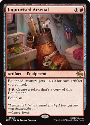 Improvised Arsenal  [Foil]  (TMT-092) - [Teenage Mutant Ninja Turtles] - Trinity Hobby