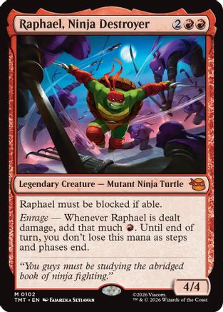 Raphael, Ninja Destroyer  (TMT-102) - [Teenage Mutant Ninja Turtles] - Trinity Hobby
