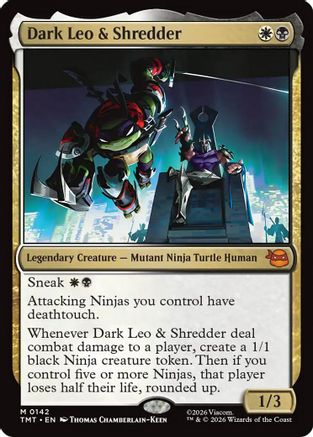 Dark Leo & Shredder  (TMT-142) - [Teenage Mutant Ninja Turtles] - Trinity Hobby