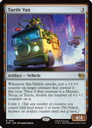 Turtle Van  [Foil]  (TMT-181) - [Teenage Mutant Ninja Turtles] - Trinity Hobby