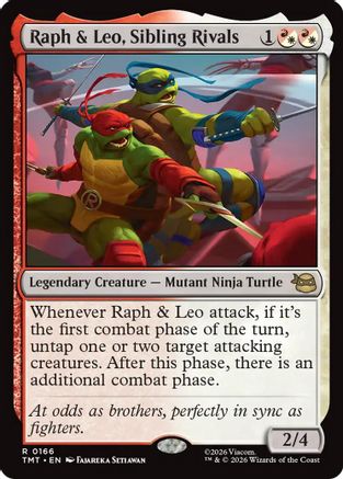 Raph & Leo, Sibling Rivals  (TMT-166) - [Teenage Mutant Ninja Turtles] - Trinity Hobby