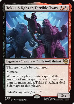 Tokka & Rahzar, Terrible Twos  [Foil]  (TMT-171) - [Teenage Mutant Ninja Turtles] - Trinity Hobby