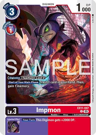 Impmon (EX11-047) - [Dawn of Liberator] - Trinity Hobby
