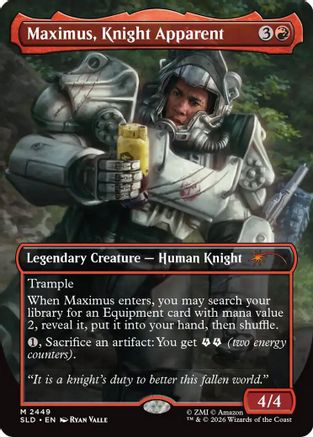 Maximus, Knight Apparent  (SLD-2449) - [Secret Lair Drop Series] - Trinity Hobby