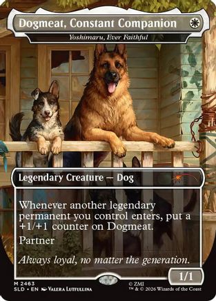 Dogmeat, Constant Companion - Yoshimaru, Ever Faithful  (SLD-2463) - [Secret Lair Drop Series] - Trinity Hobby