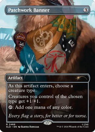 Patchwork Banner  [Foil]  (SLD-2466) - [Secret Lair Drop Series] - Trinity Hobby