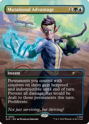 Mutational Advantage  [Foil]  (SLD-2454) - [Secret Lair Drop Series] - Trinity Hobby