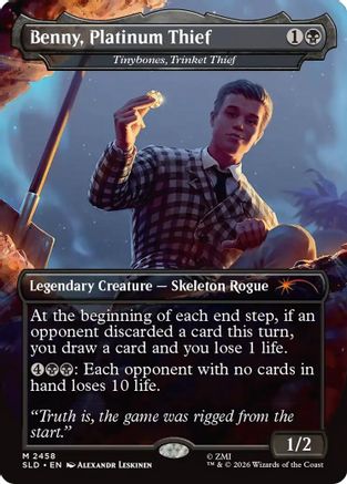 Benny, Platinum Thief - Tinybones, Trinket Thief  [Foil]  (SLD-2458) - [Secret Lair Drop Series] - Trinity Hobby