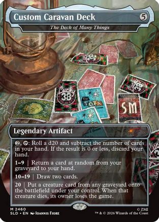 Custom Caravan Deck - The Deck of Many Things  (SLD-2460) - [Secret Lair Drop Series] - Trinity Hobby