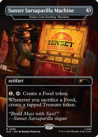 Sunset Sarsaparilla Machine - Nuka-Cola Vending Machine  (SLD-2462) - [Secret Lair Drop Series] - Trinity Hobby
