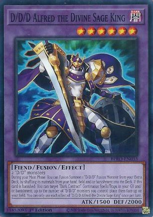 D/D/D Alfred the Divine Sage King [BPRO-EN033] - Burst Protocol 1st Edition - Common / Short Print - Trinity Hobby
