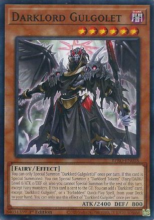 Darklord Gulgolet [BPRO-EN018] - Burst Protocol 1st Edition - Common / Short Print - Trinity Hobby