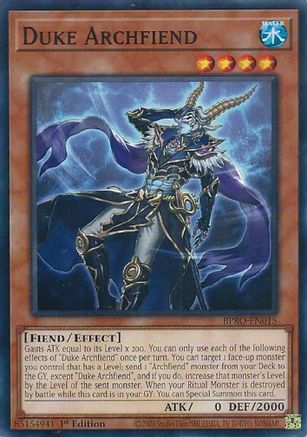Duke Archfiend [BPRO-EN015] - Burst Protocol 1st Edition - Common / Short Print - Trinity Hobby