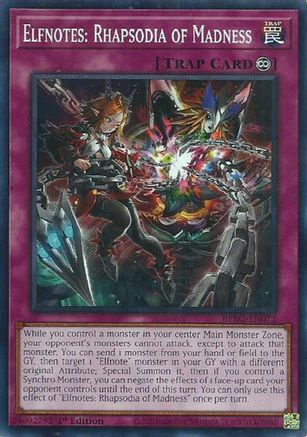 Elfnotes: Rhapsodia of Madness [BPRO-EN072] - Burst Protocol 1st Edition - Common / Short Print - Trinity Hobby