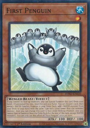 First Penguin [BPRO-EN030] - Burst Protocol 1st Edition - Common / Short Print - Trinity Hobby