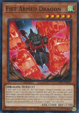 Fist Armed Dragon [BPRO-EN028] - Burst Protocol 1st Edition - Common / Short Print - Trinity Hobby