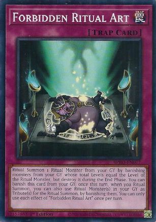 Forbidden Ritual Art [BPRO-EN077] - Burst Protocol 1st Edition - Common / Short Print - Trinity Hobby