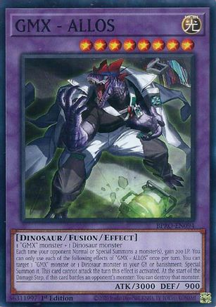 GMX - ALLOS [BPRO-EN094] - Burst Protocol 1st Edition - Common / Short Print - Trinity Hobby