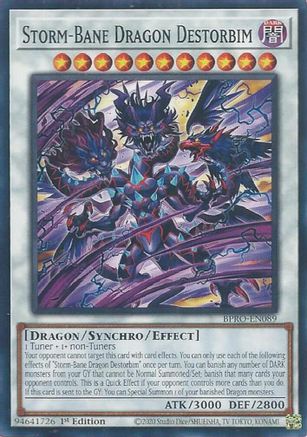 Storm-Bane Dragon Destorbim [BPRO-EN089] - Burst Protocol 1st Edition - Common / Short Print - Trinity Hobby