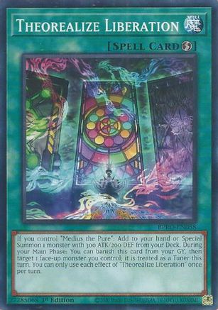 Theorealize Liberation [BPRO-EN058] - Burst Protocol 1st Edition - Common / Short Print - Trinity Hobby