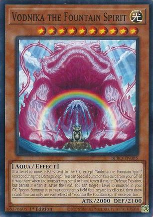 Vodnika the Fountain Spirit [BPRO-EN085] - Burst Protocol 1st Edition - Common / Short Print - Trinity Hobby