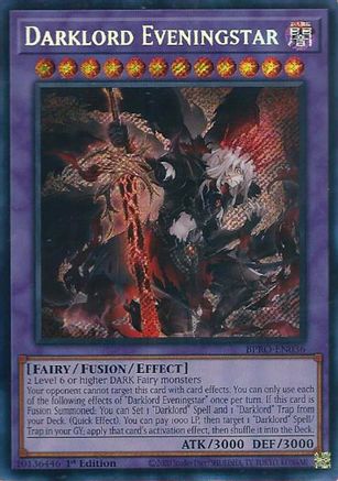 Darklord Eveningstar [BPRO-EN036] - Burst Protocol 1st Edition - Secret Rare - Trinity Hobby